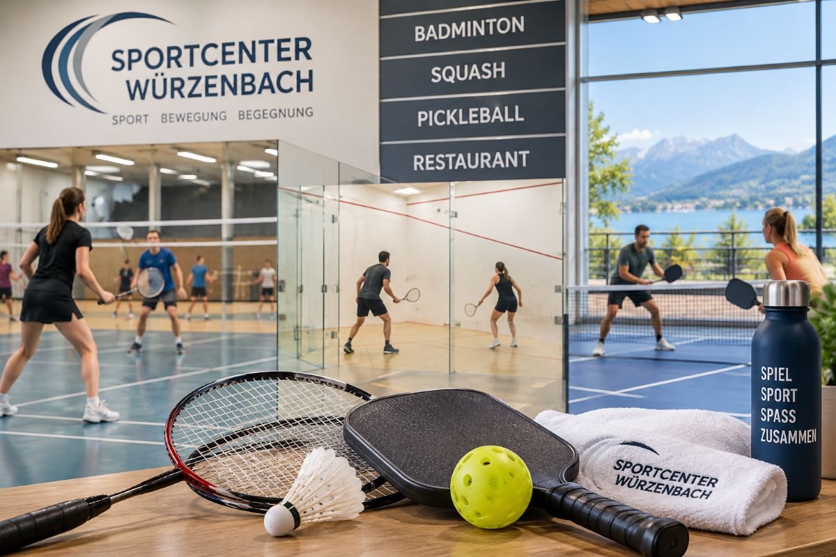 Morgen in Luzern: Kostenlos Badminton, Squash und Pickleball spielen